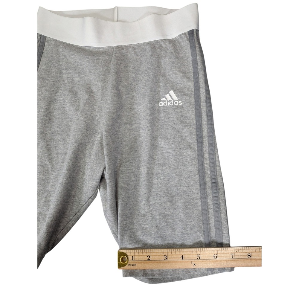 Adidas W MH CO Shorts Womens Small Grey Heather Athletic Biker Shorts HA1775 - Picture 5 of 5